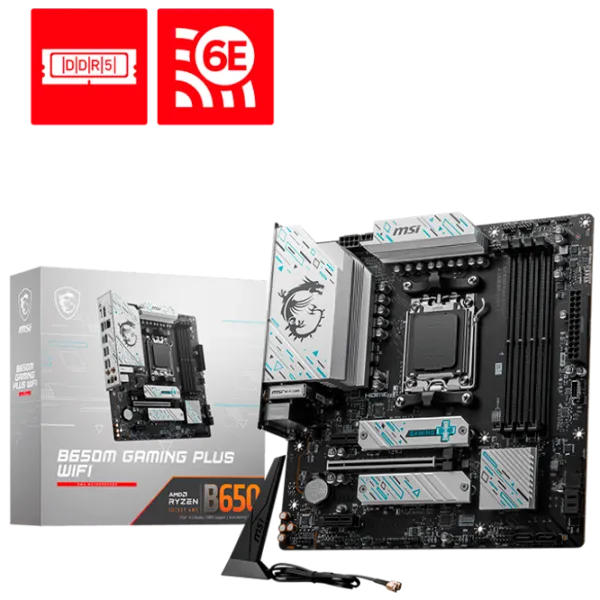 Материнская плата MSI B650M GAMING PLUS WIFI mATX / AMD B650M photo 5
