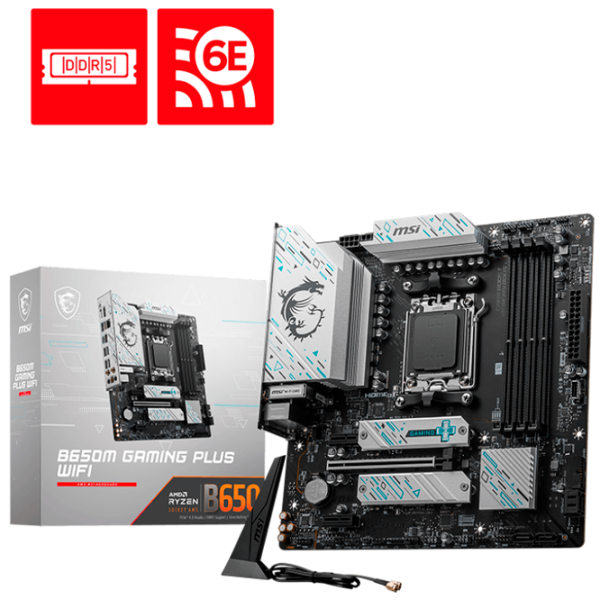 Материнская плата MSI B650M GAMING PLUS WIFI mATX / AMD B650M photo 5
