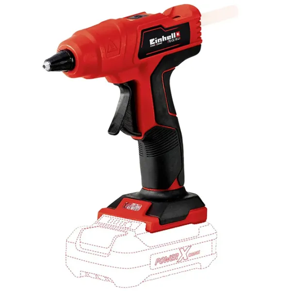 Клеевый пистолет Einhell TE-CG 18V Li PXC SOLO Красный / Пластик photo 1 Клеевый пистолет Einhell TE-CG 18V Li PXC SOLO Красный / Пластик photo 1