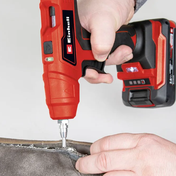 Клеевый пистолет Einhell TE-CG 18V Li PXC SOLO Красный / Пластик photo 3 Клеевый пистолет Einhell TE-CG 18V Li PXC SOLO Красный / Пластик photo 3