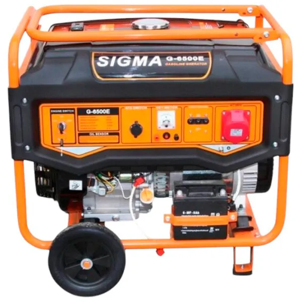 Генератор Sigma 6500W + ATS 380 В Бензин / 6 кВт photo 1