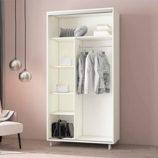 Dulap Mobildor-Lux Aron P 18 130 x 60 x 210 / PAL / Antracite photo 2