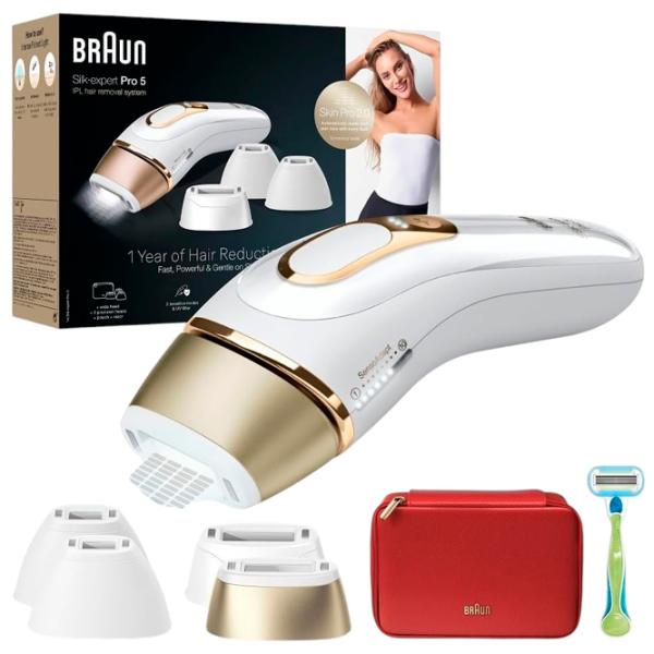 Эпилятор Braun PL5382 Сухая/Влажная / Золотой Белый photo 1