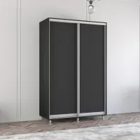 Шкаф Mobildor-Lux Aron 140 x 60см x 200 / ЛДСП / Antracit photo 2