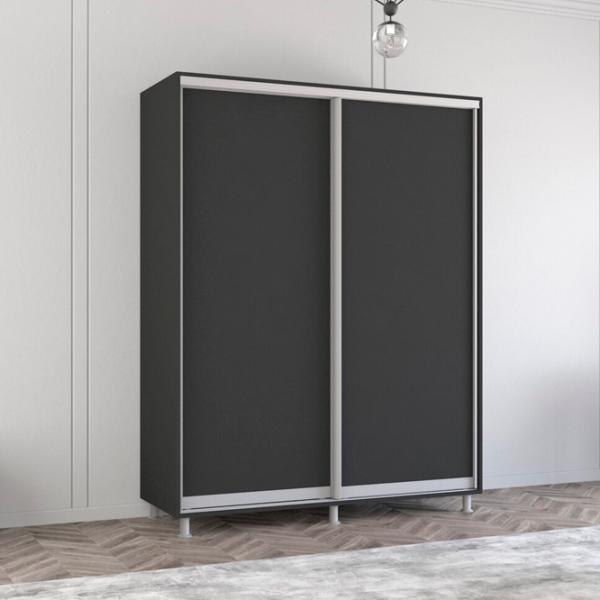 Dulap Mobildor-Lux Aron 150 x 60 x 200 / PAL / Antracit photo 2