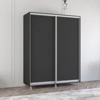 Dulap Mobildor-Lux Aron 150 x 60 x 200 / PAL / Antracit photo 2