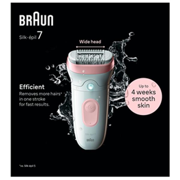 Эпилятор Braun SE7000 Сухая/Влажная / Pink Белый photo 3