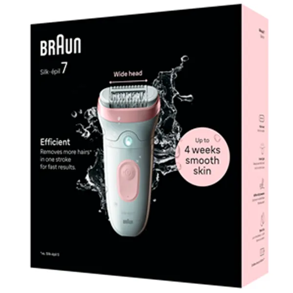 Эпилятор Braun SE7000 Сухая/Влажная / Pink Белый photo 5