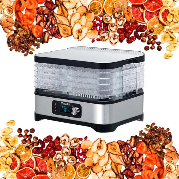 Uscător de alimente Stollar DHS600 400 W / Black-Silver photo 2