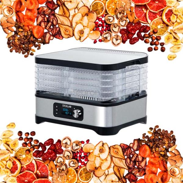 Uscător de alimente Stollar DHS600 400 W / Black-Silver photo 2