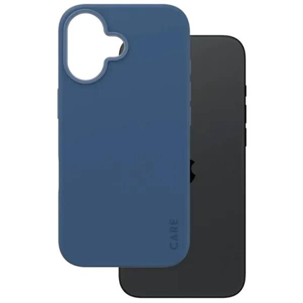 Husă pentru smartphone Apple iPhone 16 PanzerGlass / Back / TPU / Blue photo 2