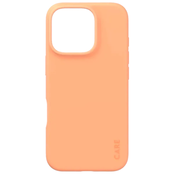 Husă pentru smartphone Apple iPhone 16 Pro PanzerGlass / Back / TPU / Peach Orange photo 1