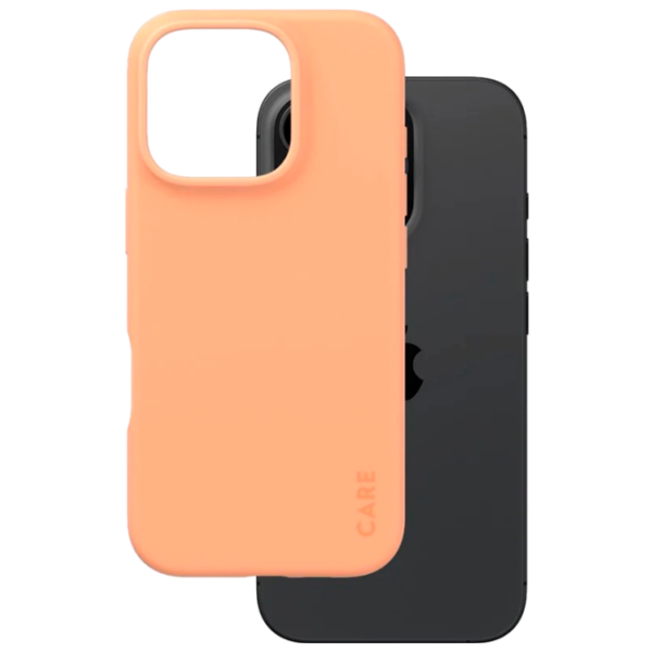 Husă pentru smartphone Apple iPhone 16 Pro PanzerGlass / Back / TPU / Peach Orange photo 2