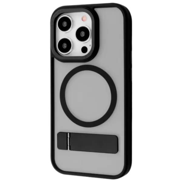 Чехол для смартфона Apple iPhone 16 Pro Max Proove / MagSafe Back / ТПУ / Прозрачный Черный photo 1
