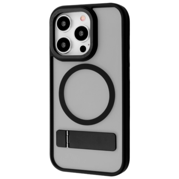 Чехол для смартфона Apple iPhone 16 Pro Max Proove / MagSafe Back / ТПУ / Прозрачный Черный photo 1