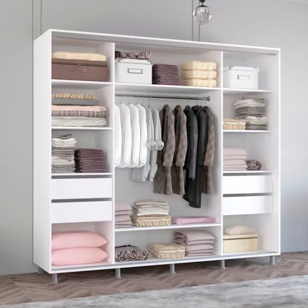 Шкаф Mobildor-Lux Aron 240 x 60см x 220 / ЛДСП / Antracit photo 3