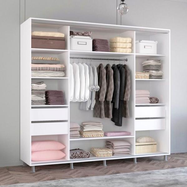 Шкаф Mobildor-Lux Aron 240 x 60см x 220 / ЛДСП / Antracit photo 3