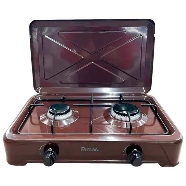 Настольная плита FEMAS 0200-K Газовая / Коричневый photo 1 Настольная плита FEMAS 0200-K Газовая / Коричневый photo 1