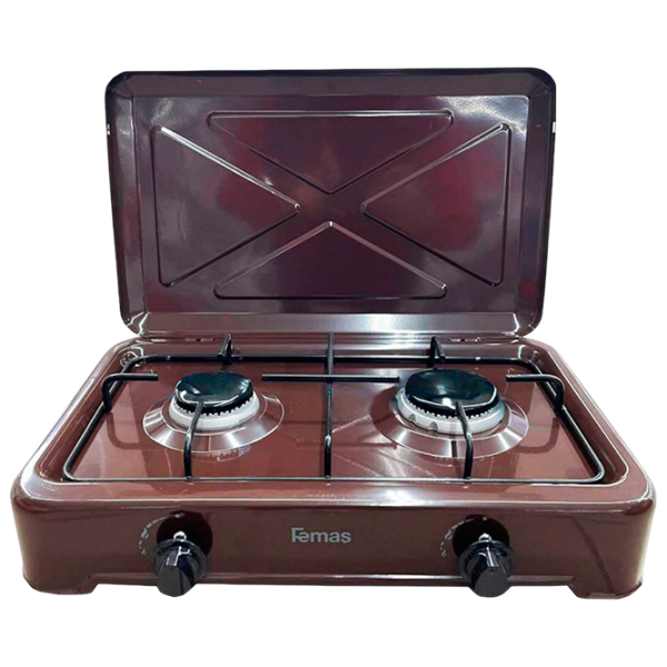 Настольная плита FEMAS 0200-K Газовая / Коричневый photo 1 Настольная плита FEMAS 0200-K Газовая / Коричневый photo 1