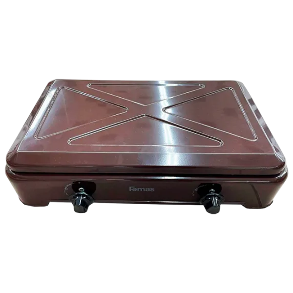Настольная плита FEMAS 0200-K Газовая / Коричневый photo 2 Настольная плита FEMAS 0200-K Газовая / Коричневый photo 2