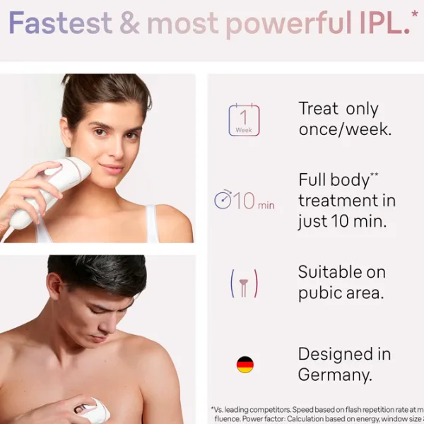 Epilator Braun PL7147 IPL / Beige White photo 5