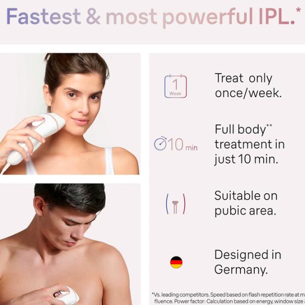 Epilator Braun PL7147 IPL / Beige White photo 5