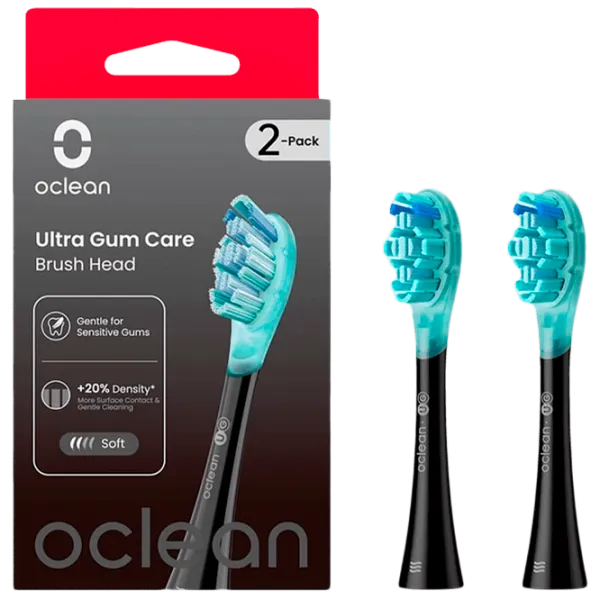 Rezervă pentru periuțe de dinți Oclean UG02 B02 Pentru maturi / Black photo 1