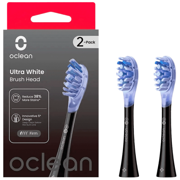 Rezervă pentru periuțe de dinți Oclean UW02 B02 Pentru maturi / Black photo 1