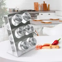 Set pentru condimente Maestro Mr-1726 Inox / Transparent photo 2