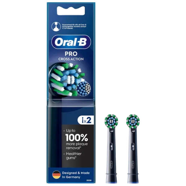 Rezervă pentru periuțe de dinți Braun EB50BRX-2 Pentru maturi / Black photo 1