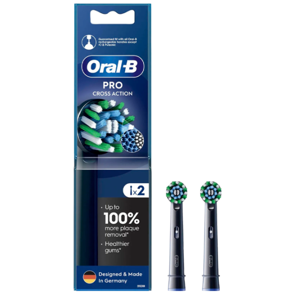 Rezervă pentru periuțe de dinți Braun EB50BRX-2 Pentru maturi / Black photo 1