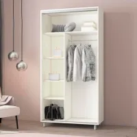 Шкаф Mobildor-Lux Aron P 18 110 x 60см x 210 / ЛДСП / Антрацит photo 2