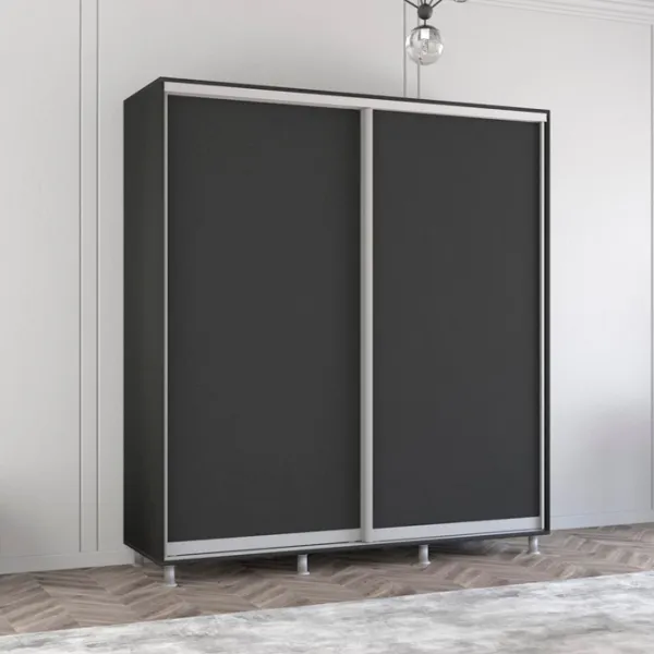 Dulap Mobildor-Lux Aron 200 x 60 x 230 / PAL / Antracit photo 2