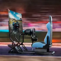 Игровое кресло LUMI Gaming Playseat Синий Черный photo 4