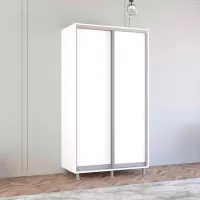 Dulap Mobildor-Lux ARON P 120 x 60 x 240 / PAL / Alb photo 3