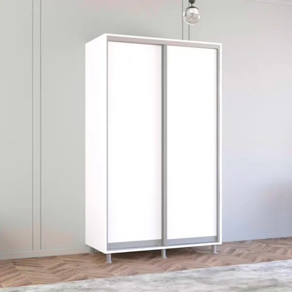 Шкаф Mobildor-Lux ARON P 140 x 60см x 240 / ЛДСП / Белый photo 2