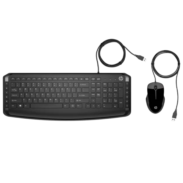 Tastatura & Mouse HP 200 Kit Cu fir / Black photo 1