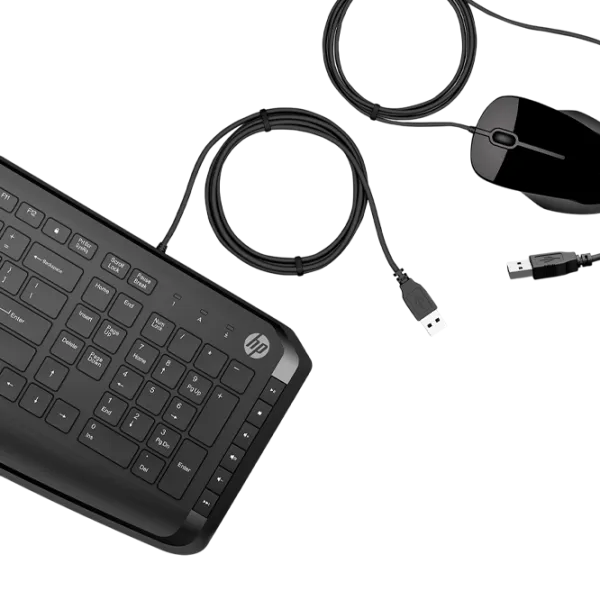 Tastatura & Mouse HP 200 Kit Cu fir / Black photo 3
