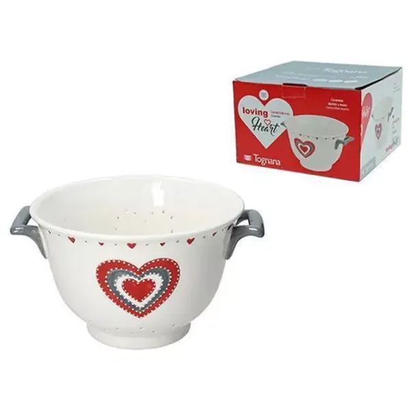 Дуршлаг Tognana Dolce Love  Керамика / 210 мм photo 2 Дуршлаг Tognana Dolce Love  Керамика / 210 мм photo 2