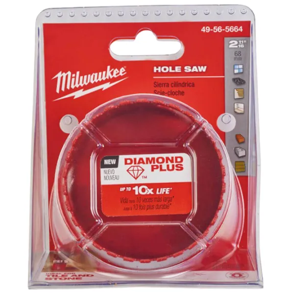 Carotă Milwaukee Diamond Plus Diamant / 5/8" photo 2 Carotă Milwaukee Diamond Plus Diamant / 5/8" photo 2