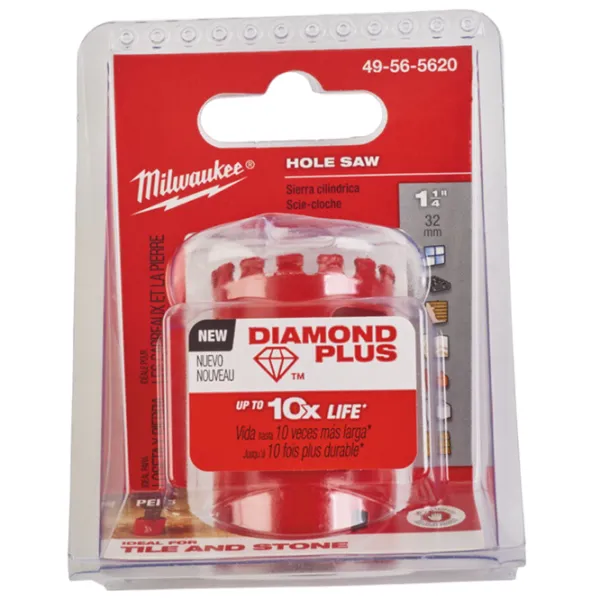 Коронка Milwaukee Diamond Plus Алмаз / 5/8" photo 3