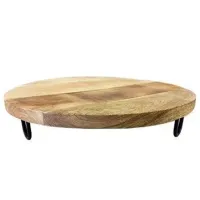 Поднос EH 44595  Круглая / Дерево