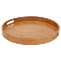 Tavă de servire EH 08576  Rotundă / Lemn