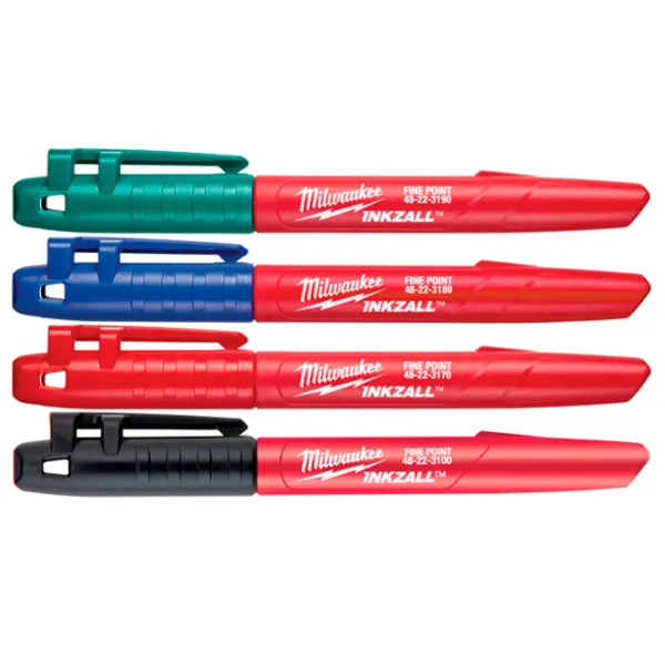 Set markere Milwaukee 48223106  Cantitatea în set - 4 photo 1