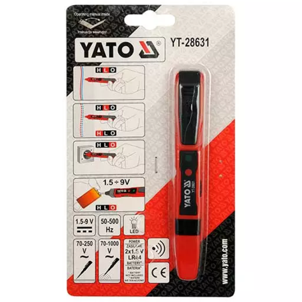Creion de tensiune cu sunet Yato 28631 Cantitatea în set - 1 photo 2