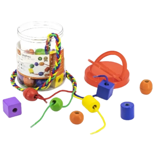Развивающий набор VIGA Lacing Beads 3+/ Развитие photo 1