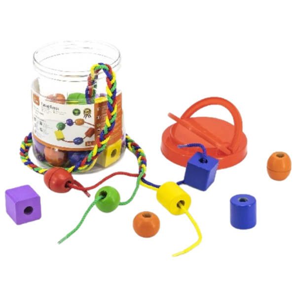 Развивающий набор VIGA Lacing Beads 3+/ Развитие photo 1