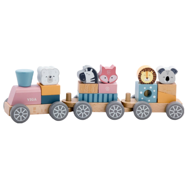 Развивающий набор VIGA Stacking Train 1.5+/ Развитие photo 1