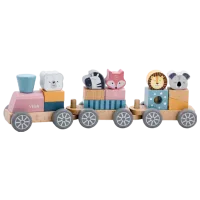 Развивающий набор VIGA Stacking Train 1.5+/ Развитие