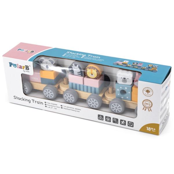 Развивающий набор VIGA Stacking Train 1.5+/ Развитие photo 2